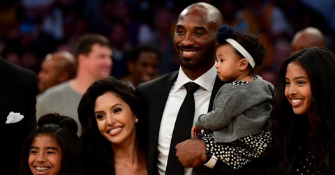 Kobe and Vanessa Bryant with famiiy