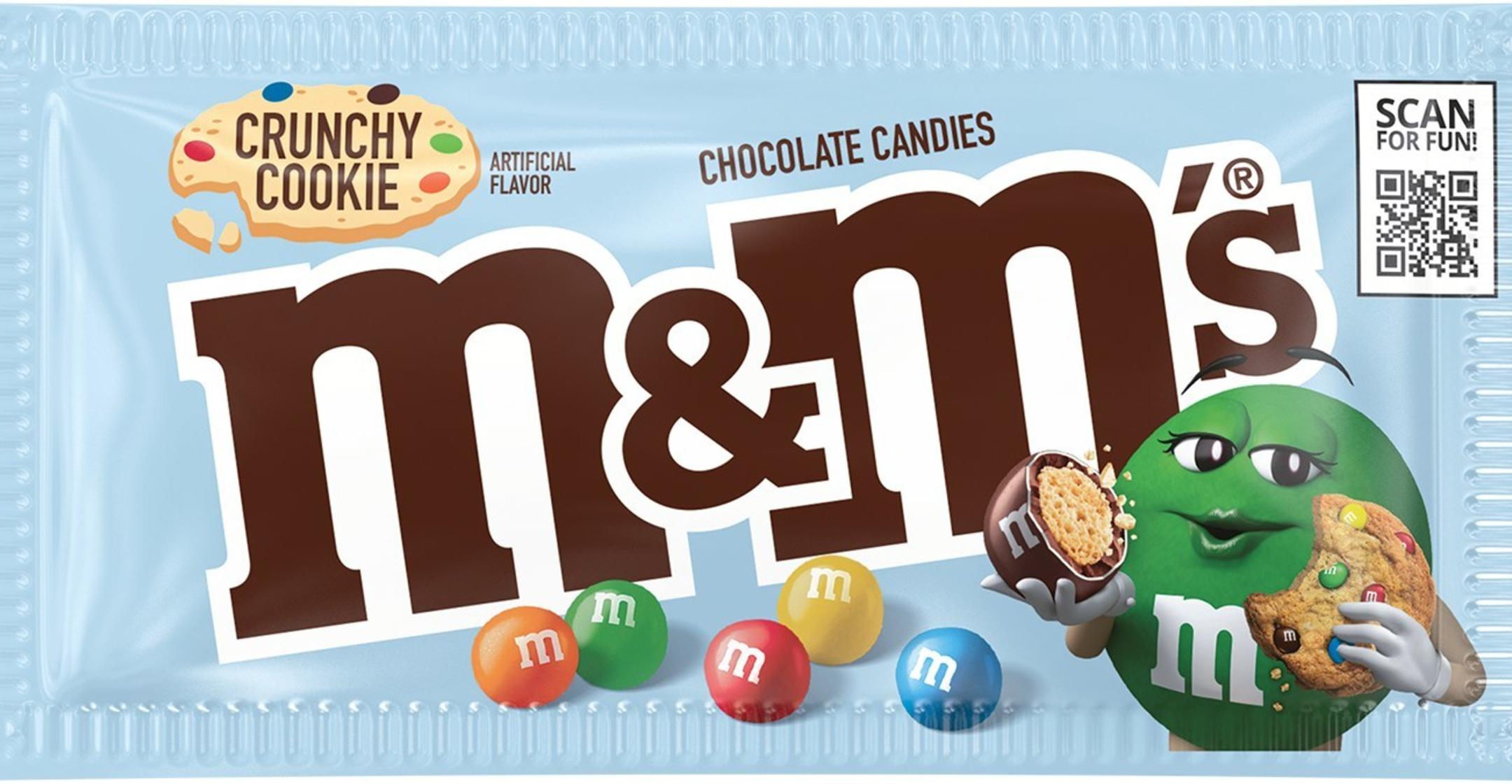 m and ms new crunchy cookie flavor hit shelves march