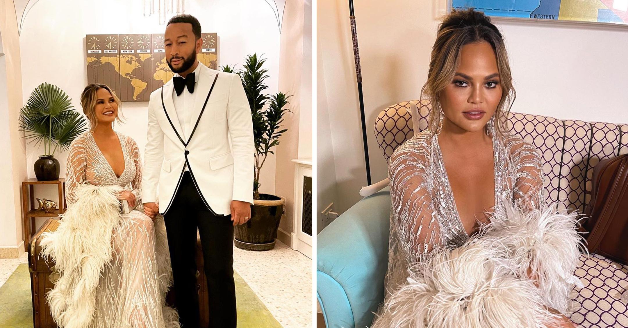 chrissy teigen attends first sober italian getaway