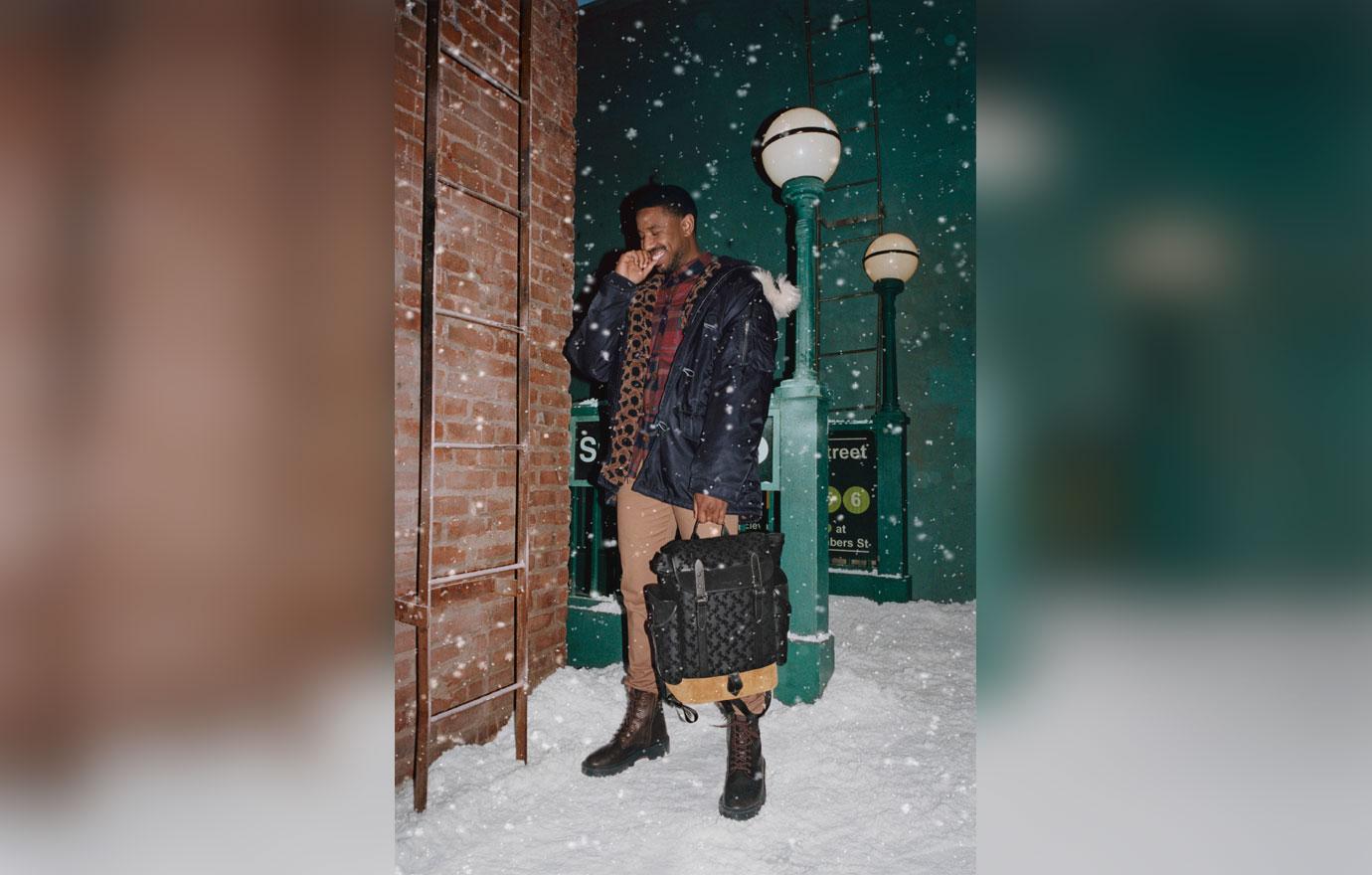 jennifer lopez and michael b jordan get festive in coachs holiday season campaign