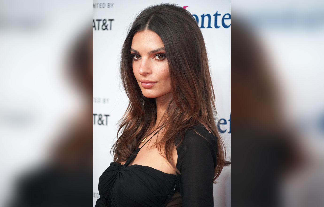 emily ratajkowski heads to tribeca festival in nyc