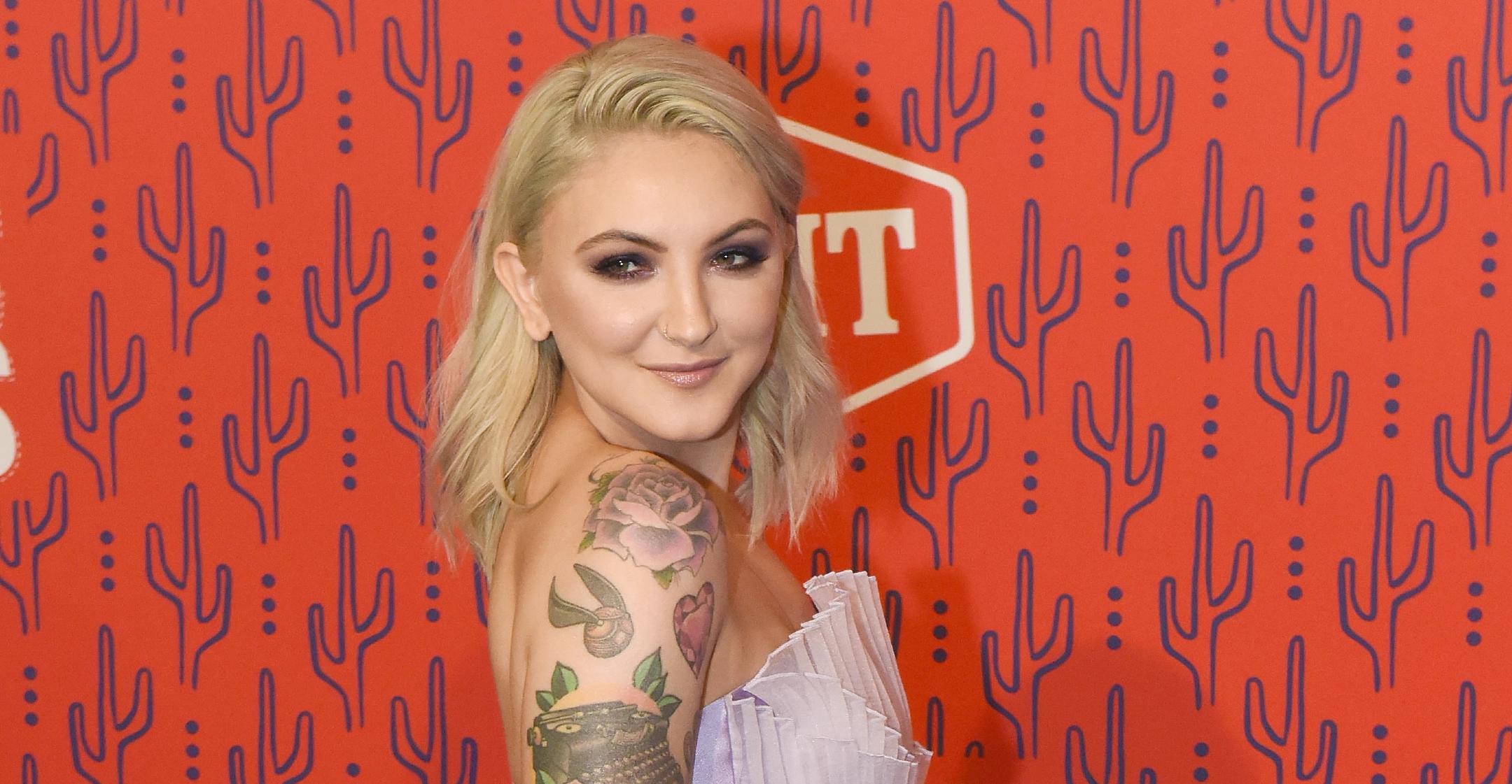 singer julia michaels shows off armpit hair tells fans do whatever makes them happy