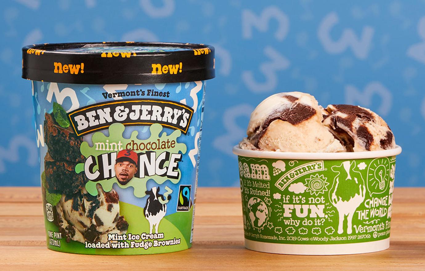 chance the rapper ben and jerrys new flavor