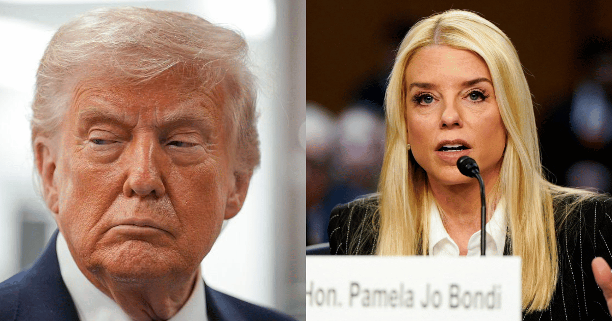 Pam Bondi was the second cabinet official ousted by the President this year.
