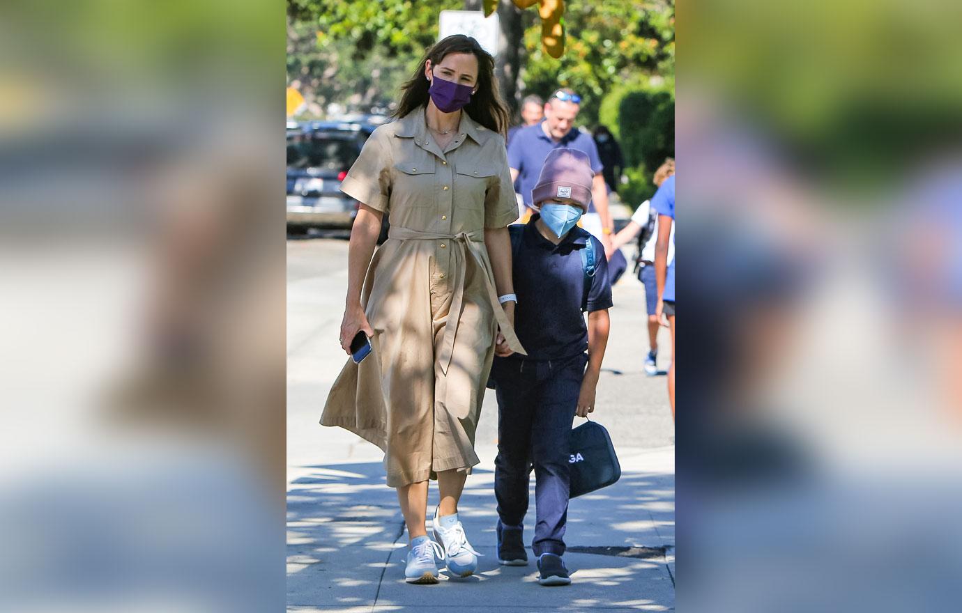 jennifer garner and son samuel seen in la