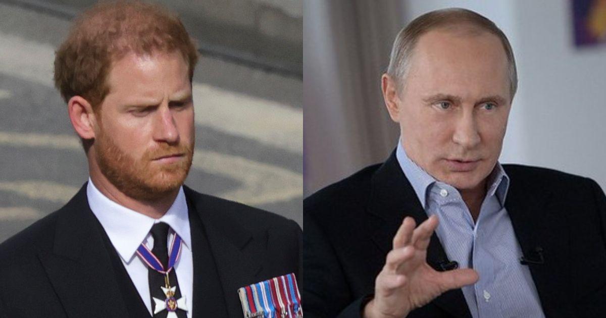 Prince Harry and Vladimir Putin 