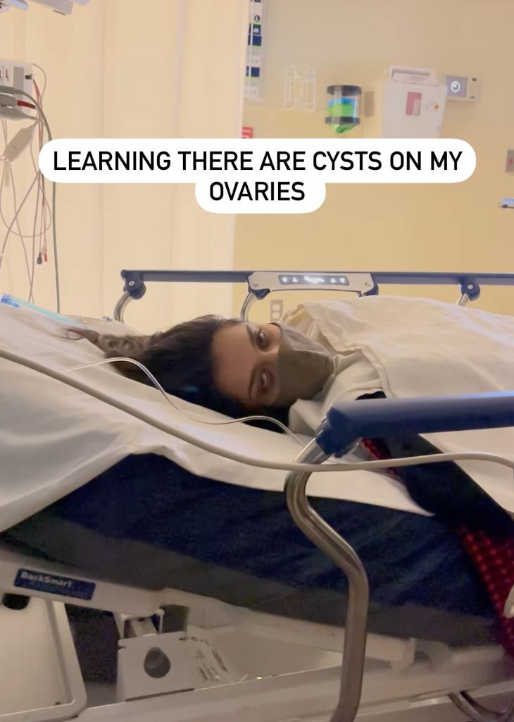 lilly singh hospital ovarian cysts