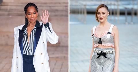 regina king phoebe dynevor and more at louis vuitton womenswear spring summer show