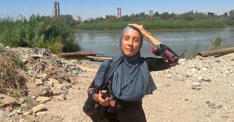 Shelly Kittleson posing in an Instagram image