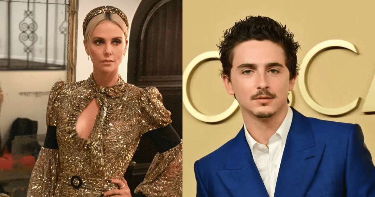 Charlize Theron has shared a warning for Timothee Chalamet.