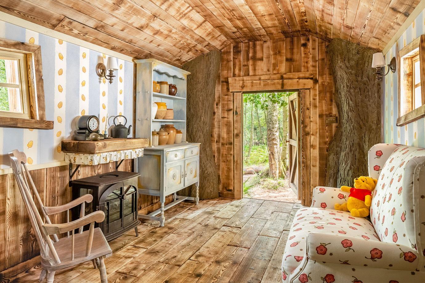 a winnie the pooh inspired house in the hundred acre wood is available to book on airbnb