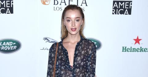 charlotte tilburys newest ambassador bridgerton actress phoebe dynevor holiday campaign