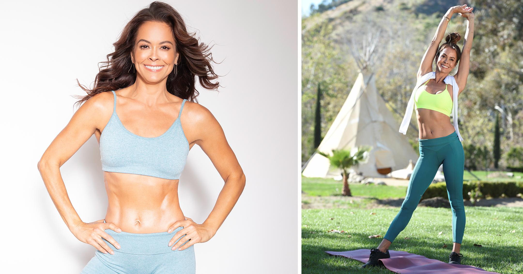 Brooke Burke Talks About 'Connecting' With Her Fans On Her Fitness App