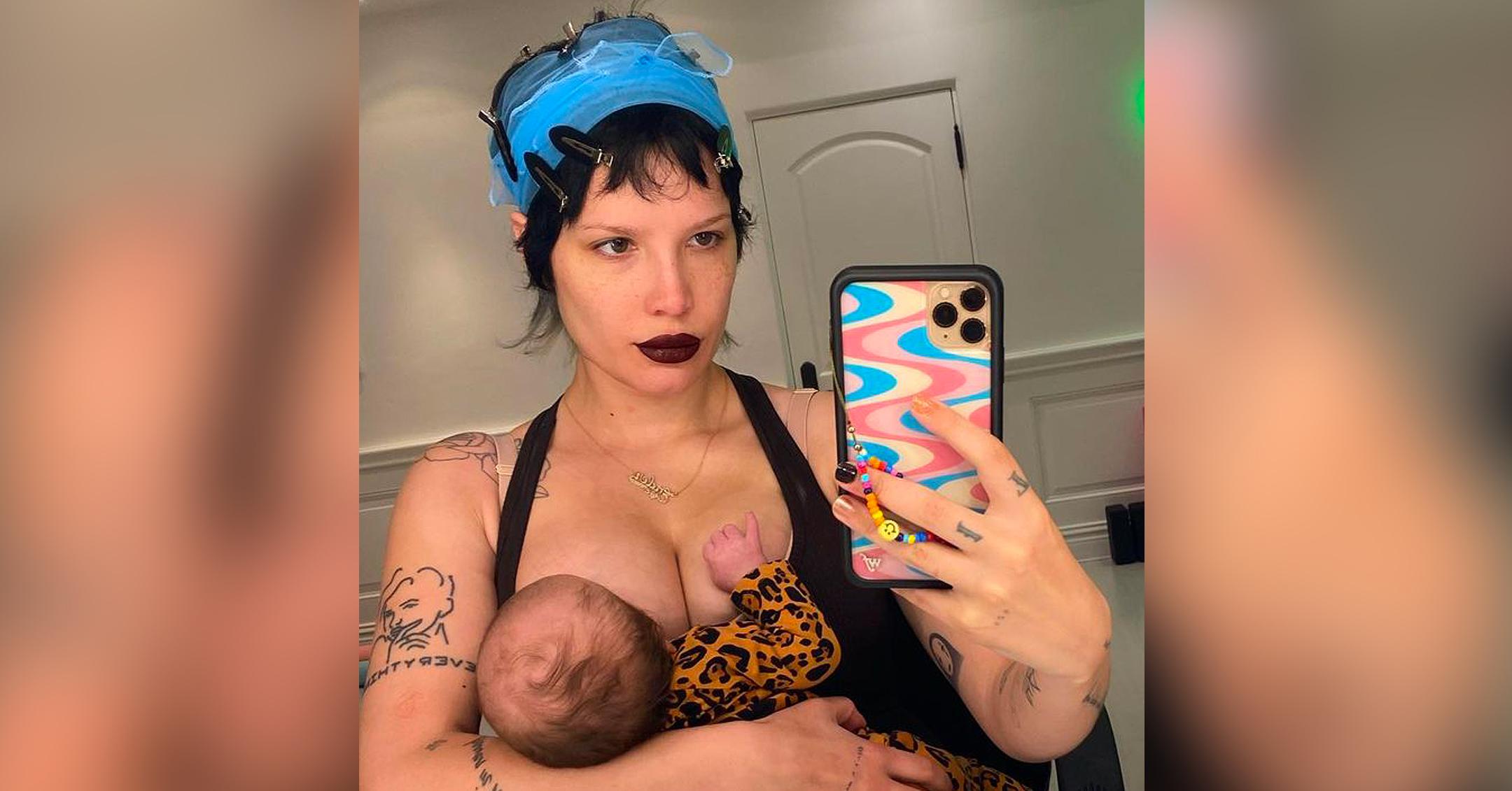 new mom halsey difficult find balance