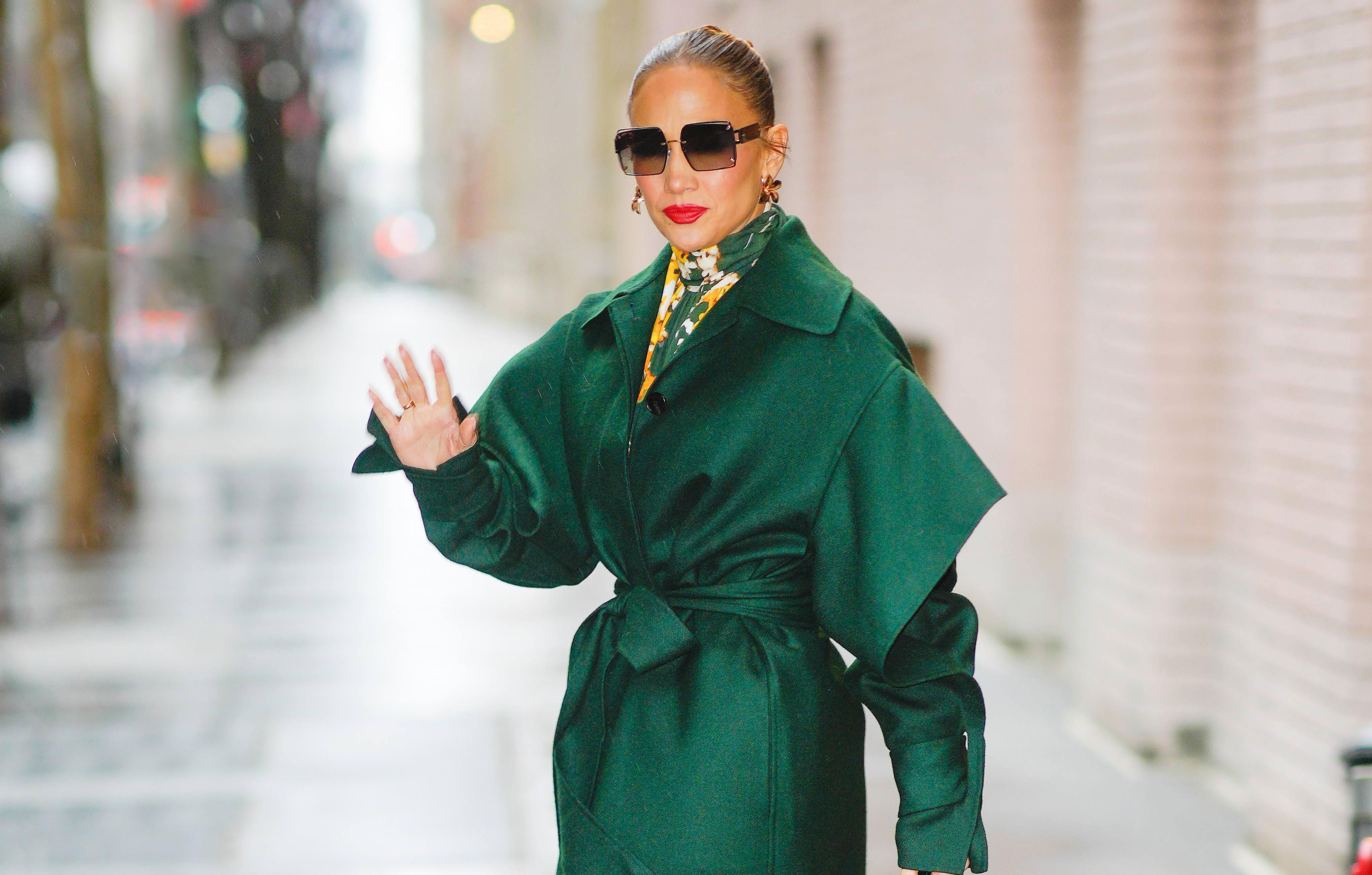 jennifer lopez out and about in new york promoting marry me