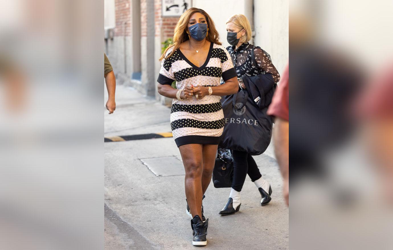 serena williams at jimmy kimmel