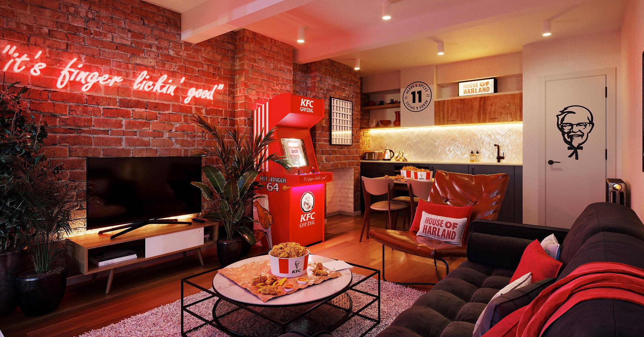 kfc launches fried chicken themed hotel