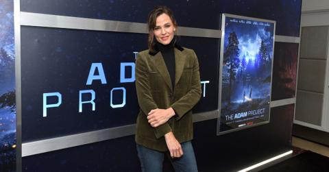 jennifer garner corduroy blazer knee high boots