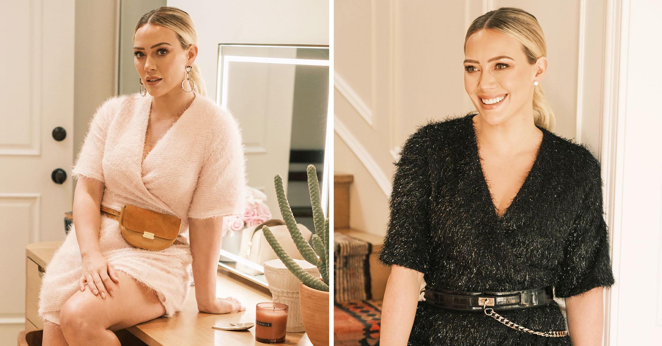 Hilary Duff's Smash + Tess Romper Is Festive For The Holidays: Photos