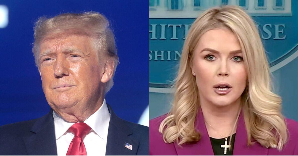 Donald Trump; Karoline Leavitt