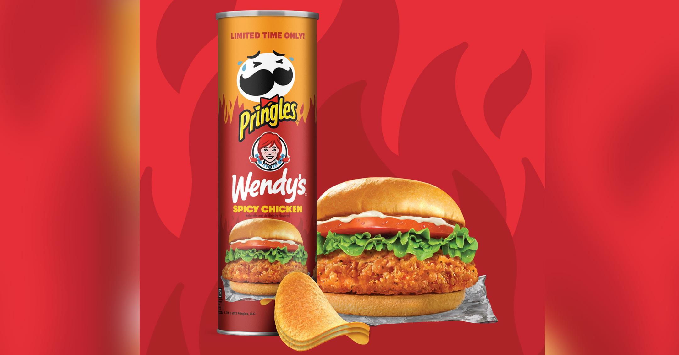 the newest pringles flavor wendys spicy chicken sandwich