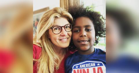 connie britton struggles covid single parent pp