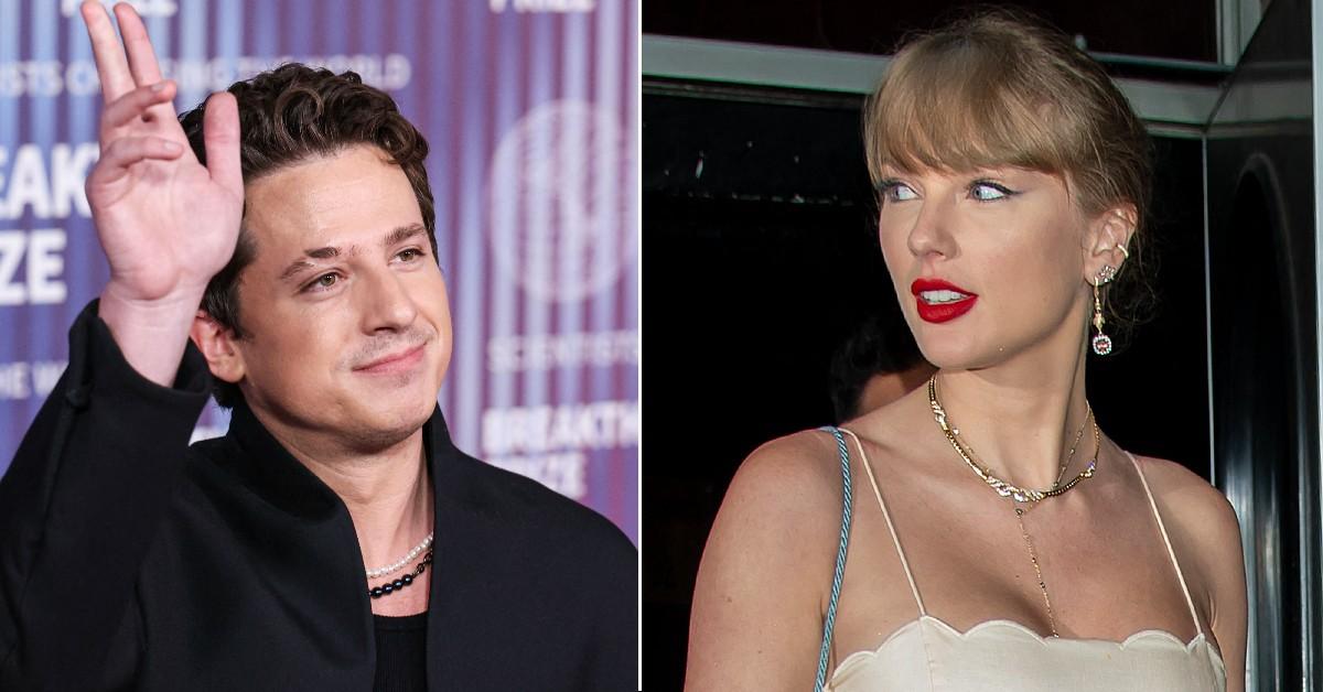 Composite photo of Charlie Puth and Taylor Swift. 