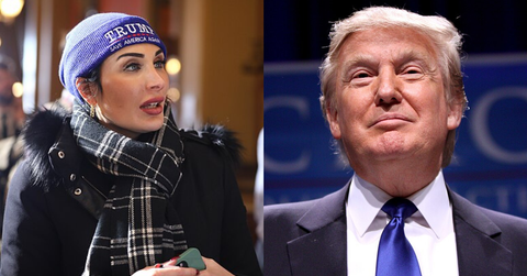 Laura Loomer and Donald Trump