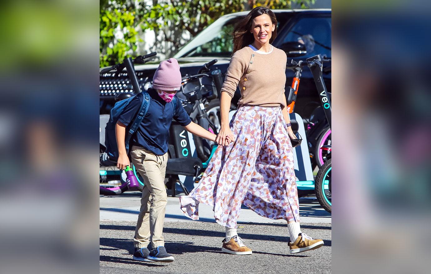 jennifer garner samuel affleck los angeles parenting