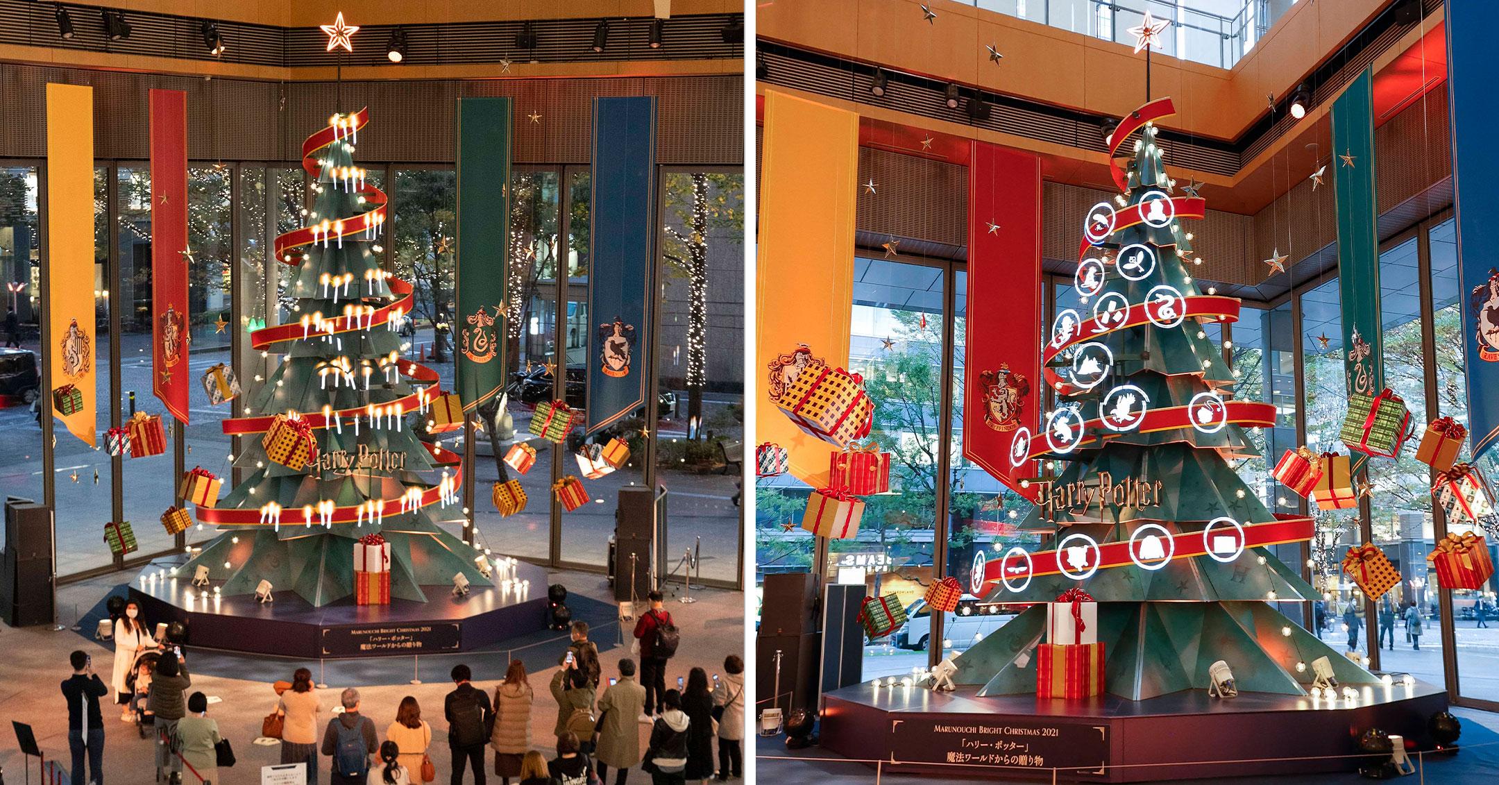 Harry Potter'-Themed Christmas Trees In Tokyo Delight Fans: Photos