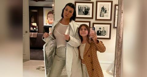 kourtney kardashian daughter penelope matching outfits tiktok