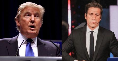 Donald Trump and David Muir