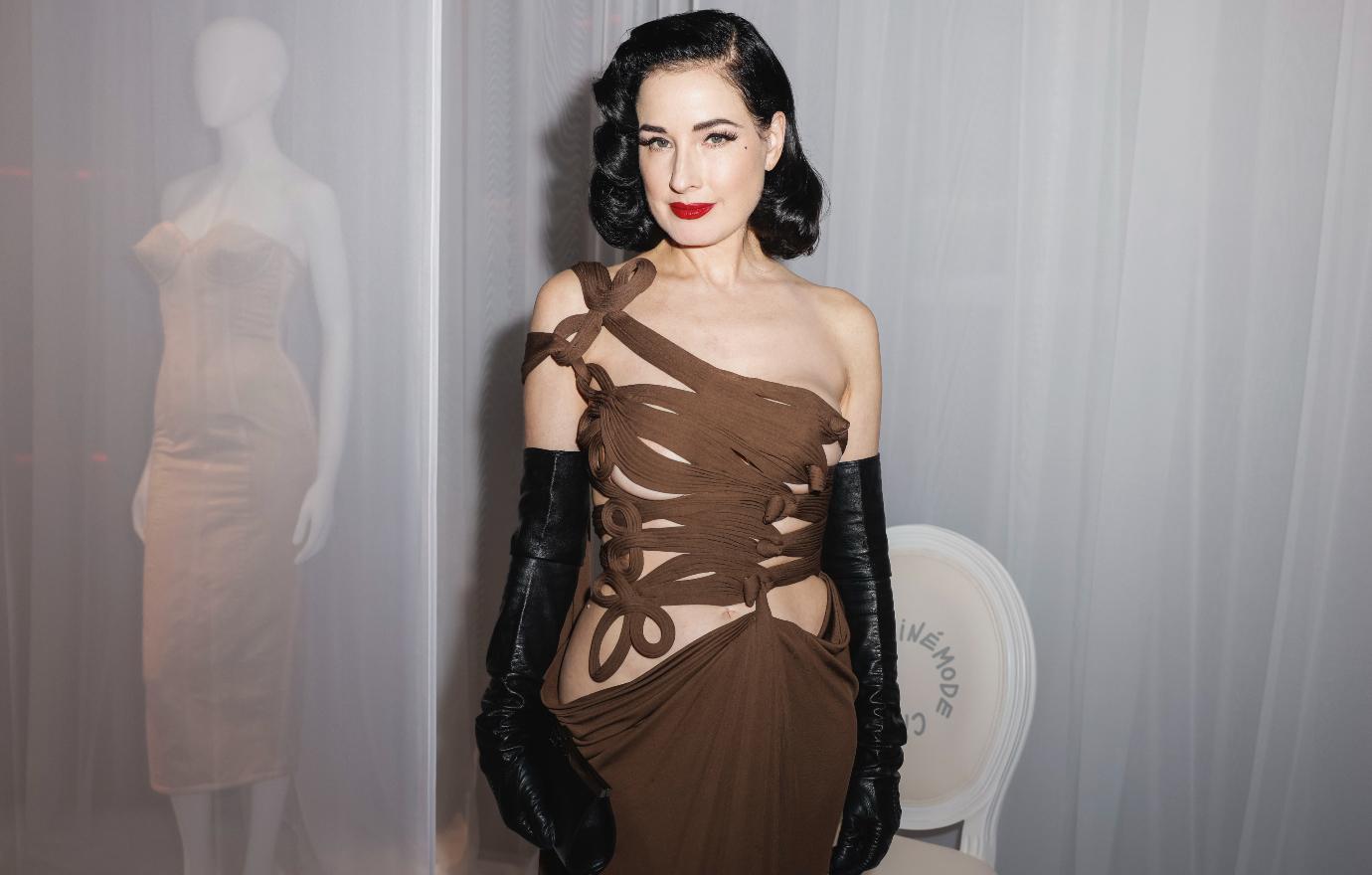 Dita Von Teese likes saree over her 'uniform' - India Today