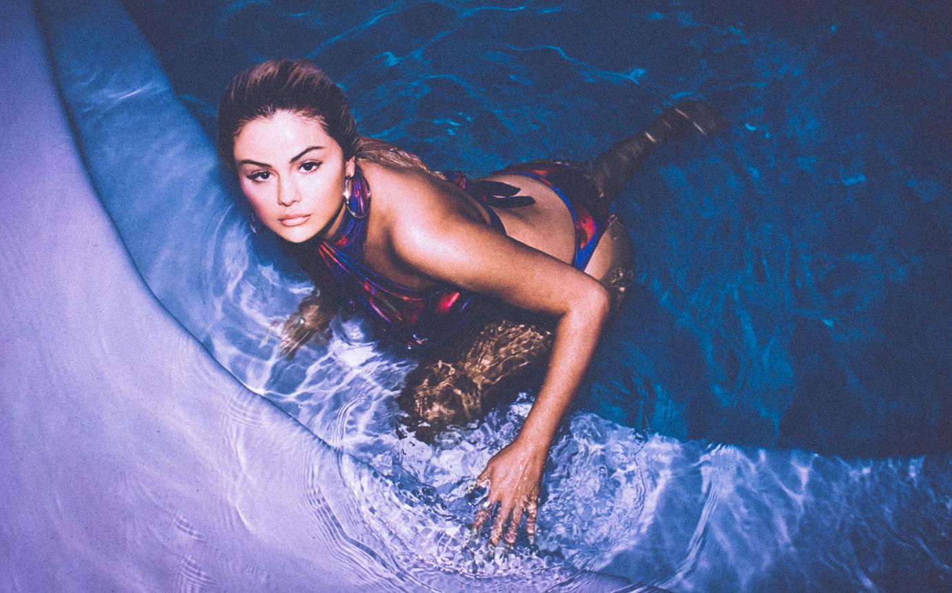 selena gomez makes a splash launching swimwear collection with lamariette