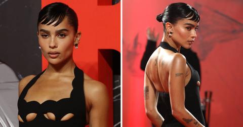 zoe kravitz at batman screening pp