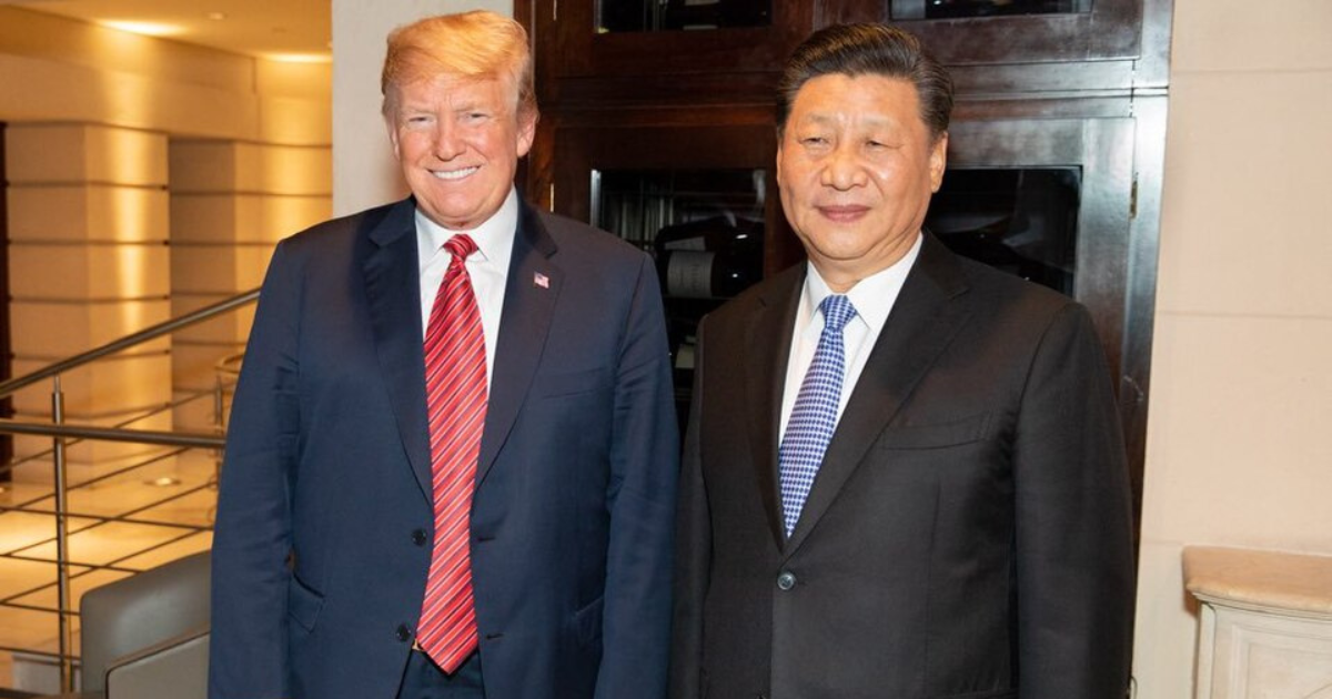Donald Trump and Xi Jinping
