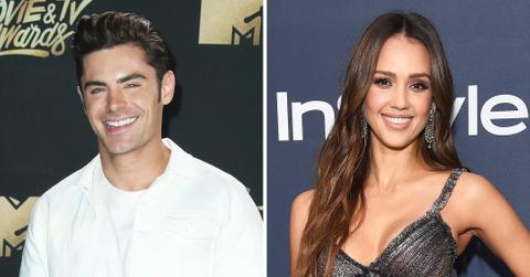 zac efron smooth moves first tiktok dance alongside jessica alba