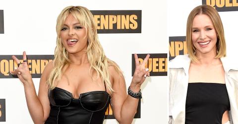 kristen bell bebe rexha queenpins photocall