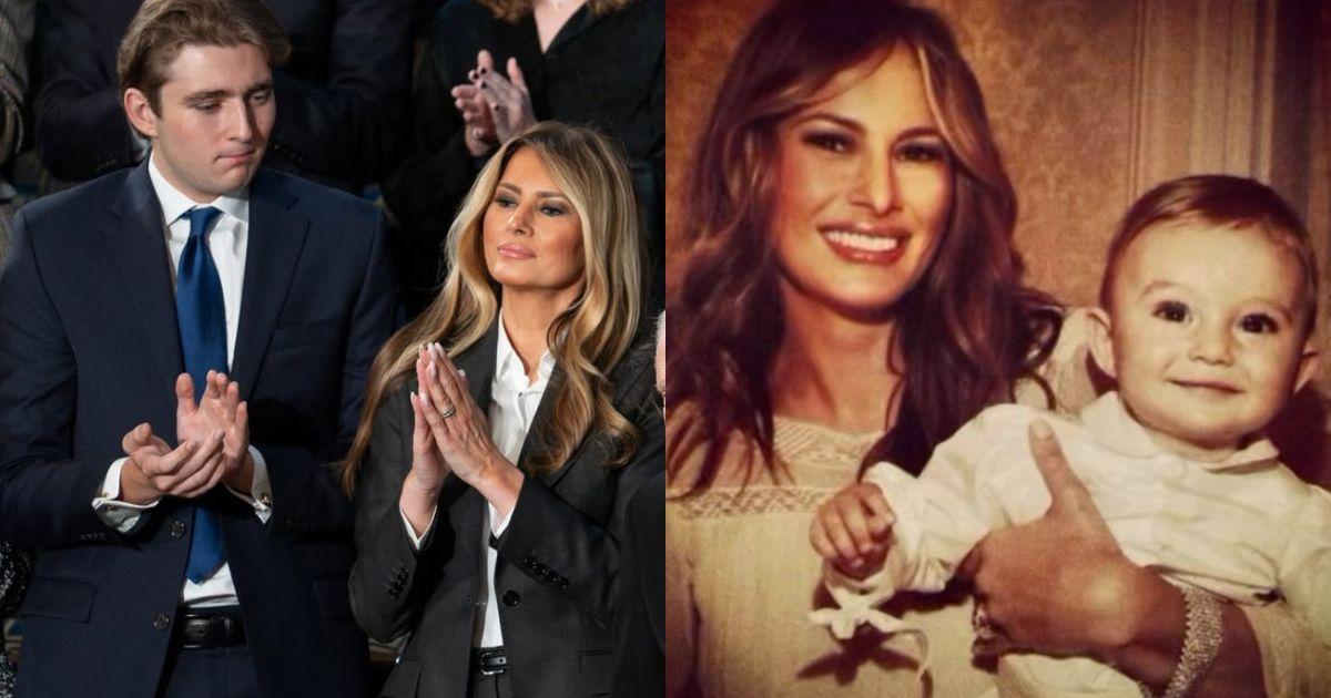 Melania and Barron Trump
