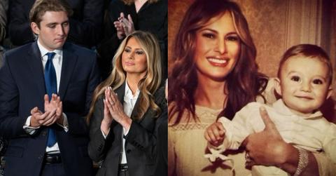 Melania and Barron Trump