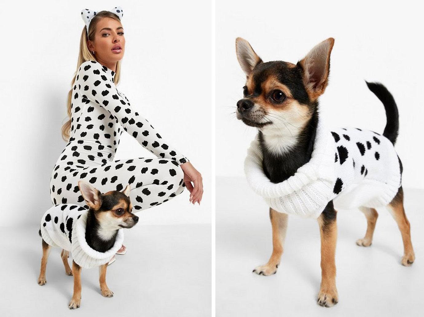 you and pup matching costumes boohoos new collection