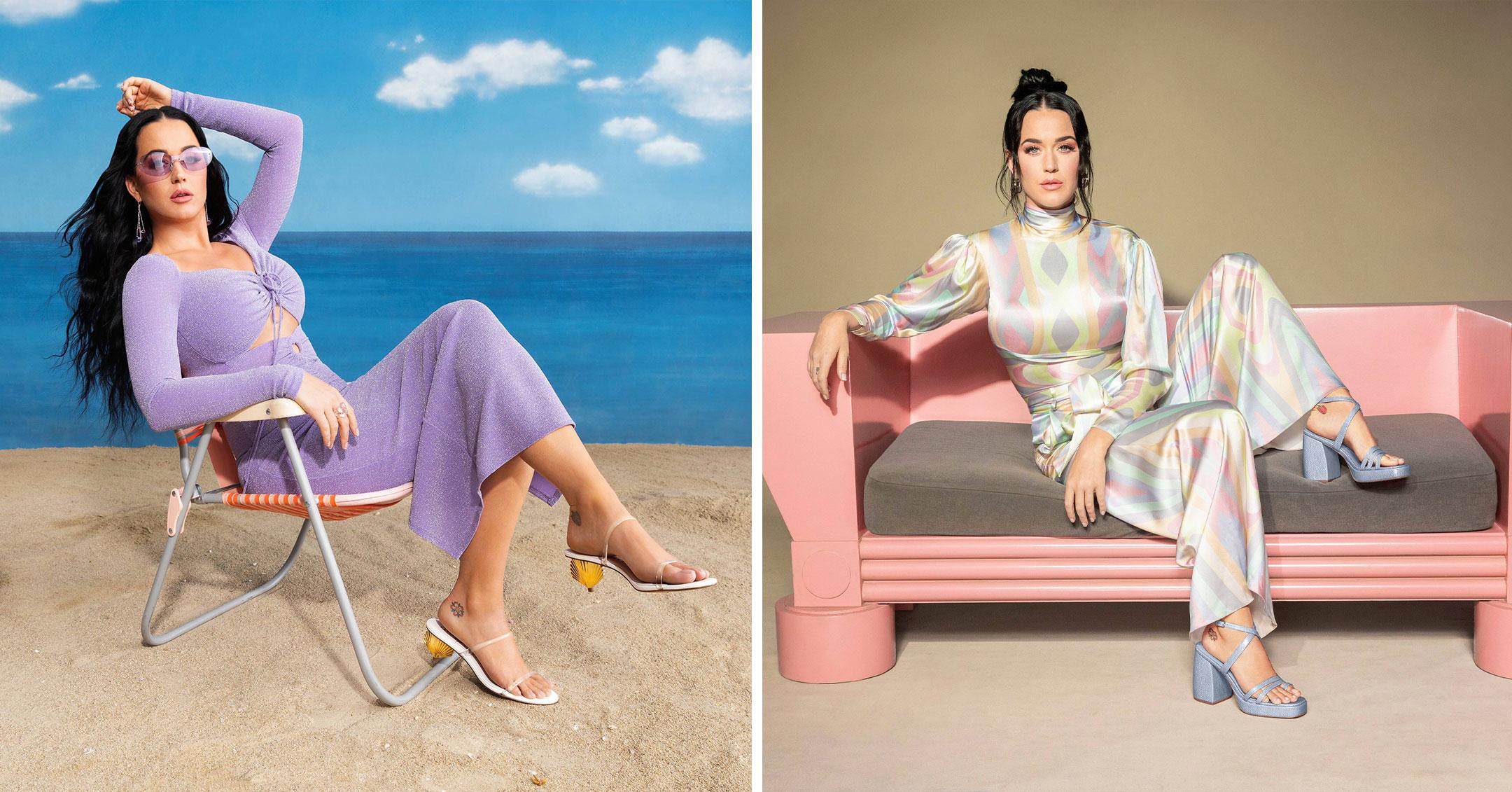 Katy Perry Models New Shoe Collection Photos Of The Quirky Designs