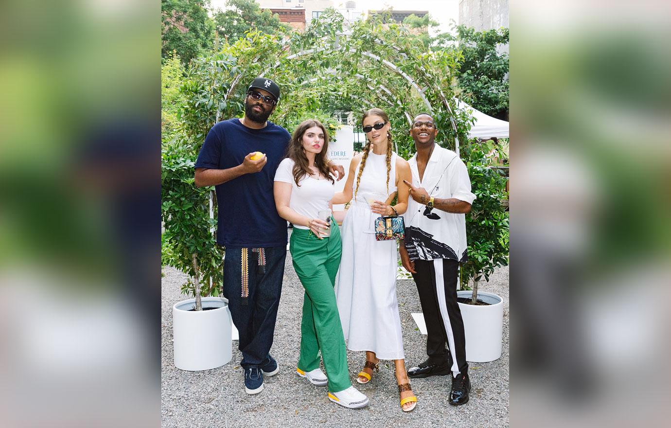 maxwell osborne olivia rose nina agdal kwame onwuachi belvedere organic infusions launch