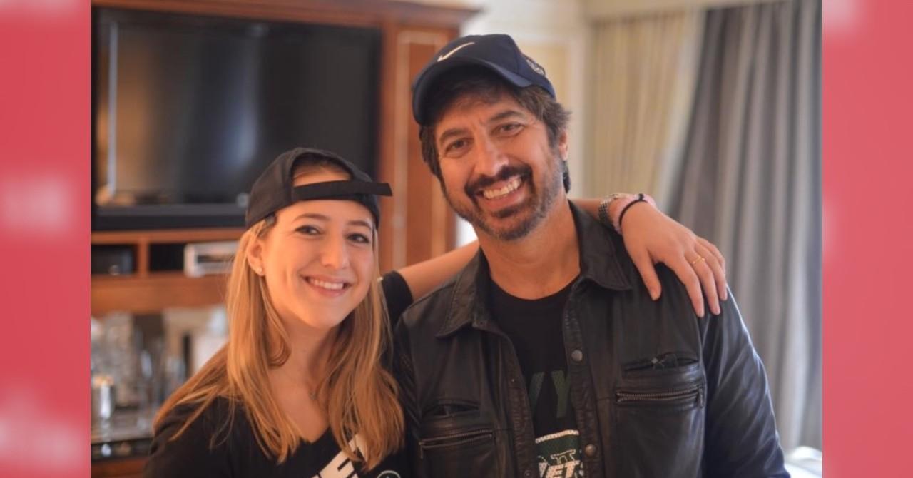 Photo of Ally Romano and Ray Romano. 