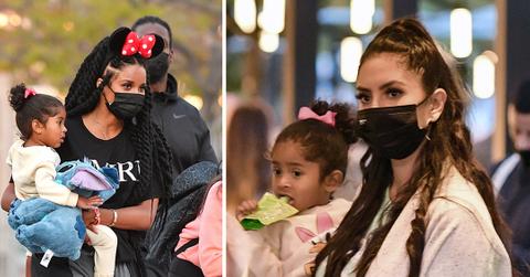 vanessa bryant and her kids celebrated mothers day with ciara and russell wilson at disneyland