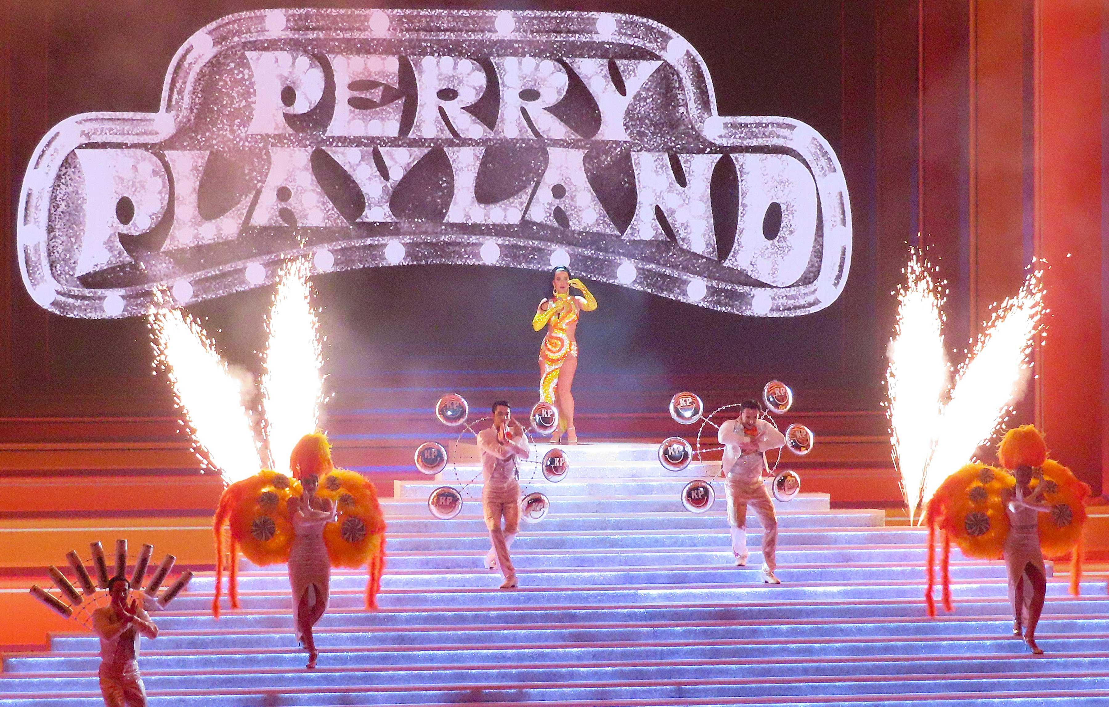 katy perry play opening night in las vegas