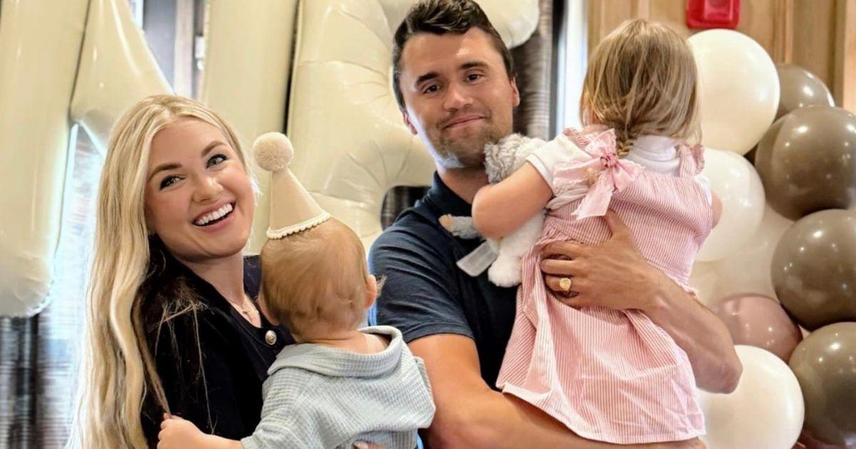 Erika Kirk, Charlie Kirk and their kids