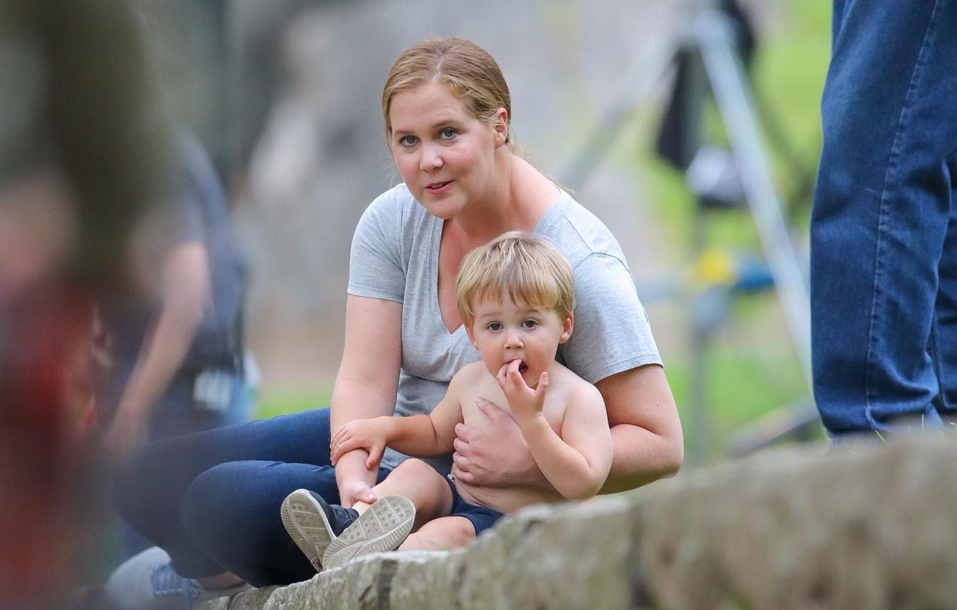 amy schumer being mom feeling scared