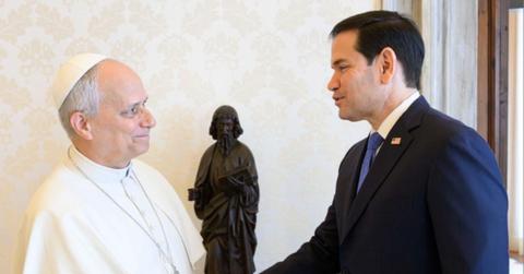 Secretary of State Marco Rubio meets Pope Leo after Trump feud.