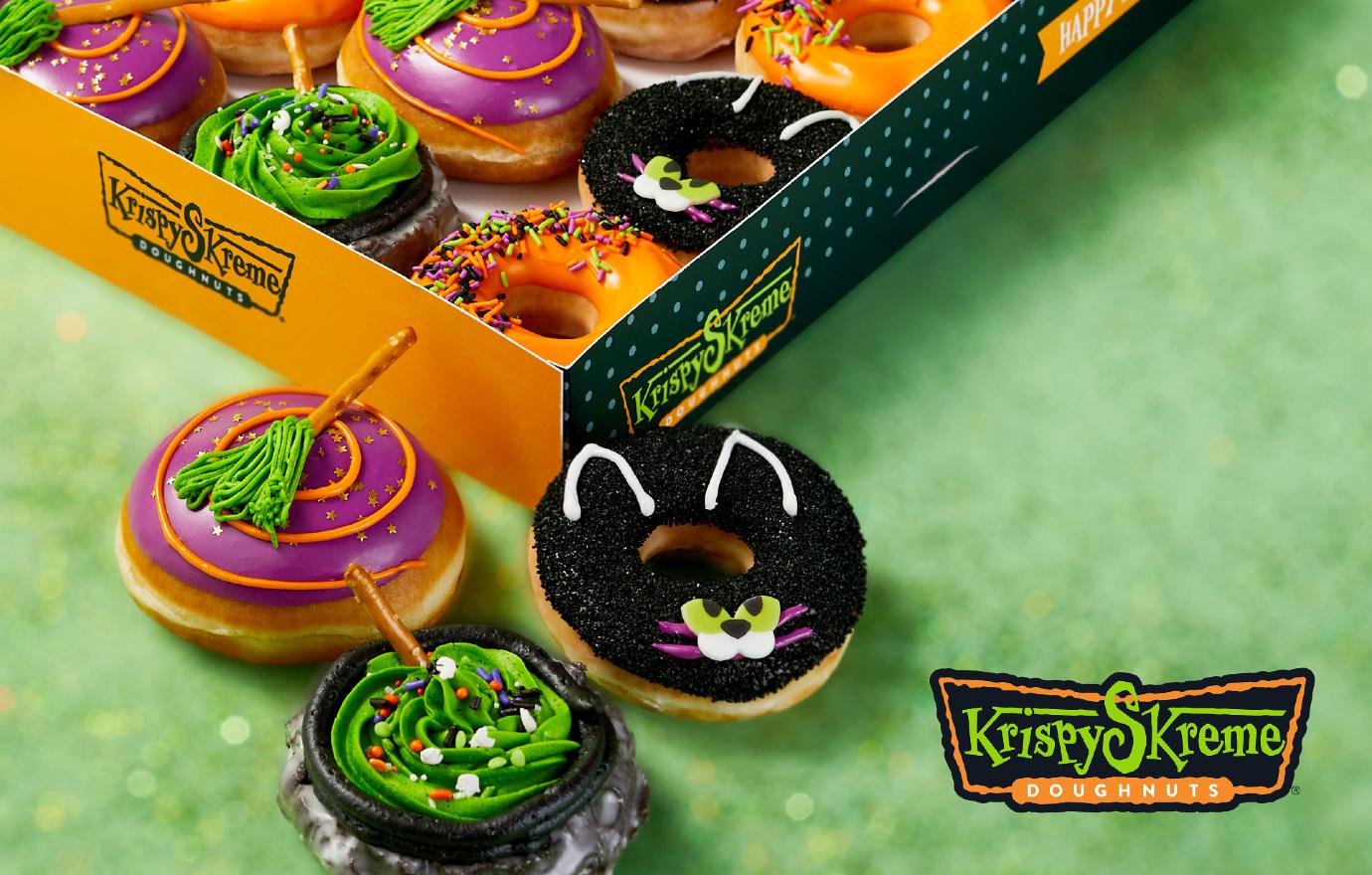 krispy kreme  halloween flavors new holiday branding